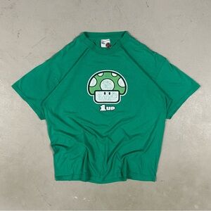 Vintage Y2K 2004 Nintendo Super Mario Bros Video Game Retro Tee T-Shirt